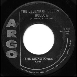 The Monotones The Legend Of Sleepy Hollow / "Soft Shadows" Vinyl 7" USED