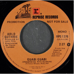 Arlo Guthrie Guabi Guabi Vinyl 7" USED