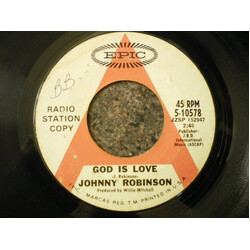 Johnny Robinson God Is Love / Kansas City USED VINYL 7INCH 45 RPM PROMO
