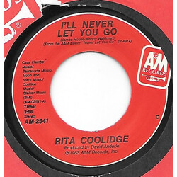 Rita Coolidge I'll Never Let You Go Vinyl 7" USED