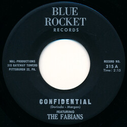 The Fabians (2) Confidential / Would You Believe Vinyl 7" USED