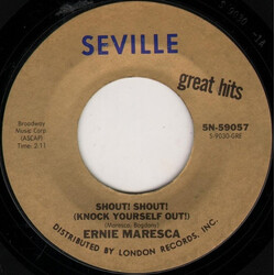 Ernie Maresca / Marcie Blane Shout! Shout! (Knock Yourself Out!) / Bobby's Girl Vinyl 7" USED