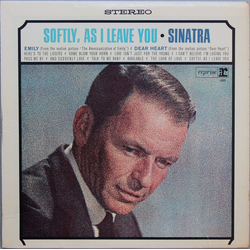 Frank Sinatra Softly, As I Leave You Vinyl LP USED