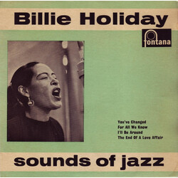 Billie Holiday Sounds Of Jazz; Billie Holiday No. 1 Vinyl 7" USED