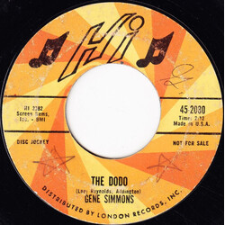 Gene Simmons (2) The Dodo / The Jumpin' Vinyl 7" USED