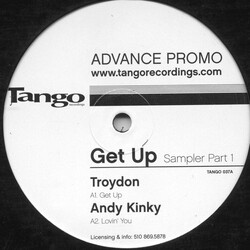 Various Get Up Sampler Part 1 Vinyl 12" USED