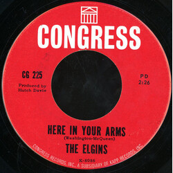 The Elgins (4) Here In Your Arms Vinyl 7" USED