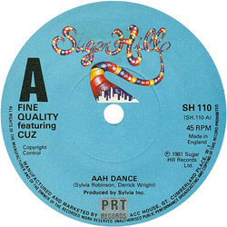 Fine Quality / Cuz (11) Aah Dance Vinyl 7" USED
