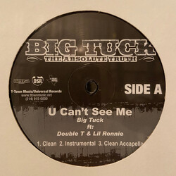 Big Tuck U Can't See Me Vinyl 12" USED