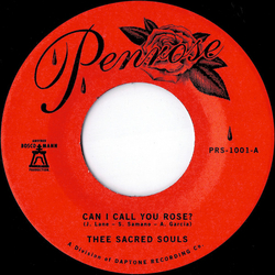 Thee Sacred Souls Can I Call You Rose? Vinyl 7" USED