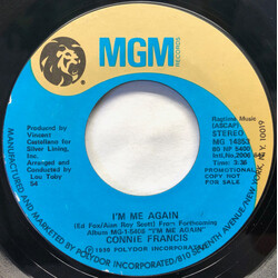 Connie Francis I'm Me Again Vinyl 7" USED