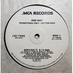One Way Serving It Vinyl 12" USED