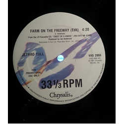 Jethro Tull Farm On The Freeway (Edit) Vinyl 12" USED