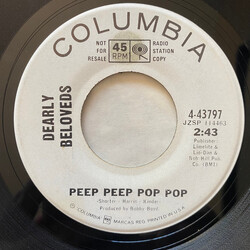 Dearly Beloved Peep Peep Pop Pop / It Is Better Vinyl 7" USED