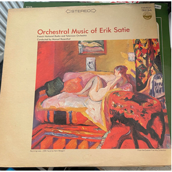 Erik Satie / Orchestre National De France / Manuel Rosenthal Orchestral Music Of Erik Satie Vinyl LP USED