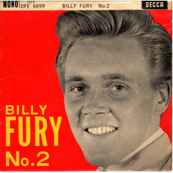 Billy Fury Billy Fury No. 2 Vinyl 7" USED