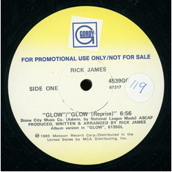Rick James Glow Vinyl 12" USED