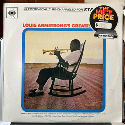 Louis Armstrong Louis Armstrong's Greatest Hits Vinyl LP USED