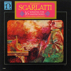 Domenico Scarlatti / Luciano Sgrizzi 16 Sonatas For Harpsichord Vinyl LP USED