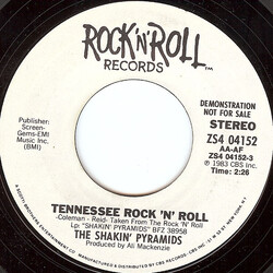 The Shakin' Pyramids Tennessee Rock 'N' Roll Vinyl 7" USED