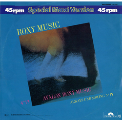 Roxy Music Avalon Vinyl 12" USED