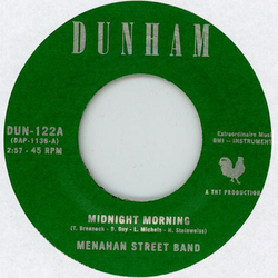 Menahan Street Band Midnight Morning / Stepping Through Shadow Vinyl 7" USED