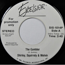 Shirley & Squirrely The Gambler Vinyl 7" USED