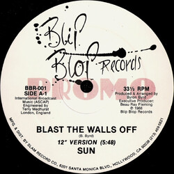 Sun (7) Blast The Walls Off USED VINYL 12INCH PROMO