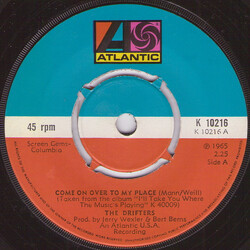 The Drifters Come On Over To My Place USED VINYL 7INCH 45 RPM SINGLE