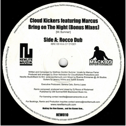Cloudkickers / Marcus Farrar Bring On The Night (Bonus Mixes) Vinyl 12" USED