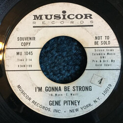 Gene Pitney I'm Gonna Be Strong Vinyl 7" USED