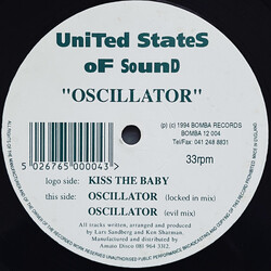 United States Of Sound Oscillator / Kiss The Baby Vinyl 12" USED