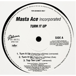 Masta Ace Incorporated Turn It Up / Top Ten List Vinyl 12" USED