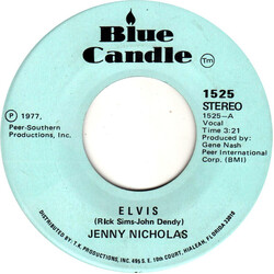 Jenny Nicholas Elvis Vinyl 7" USED
