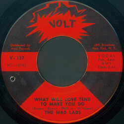The Mad Lads What Will Love Tend To Make You Do Vinyl 7" USED
