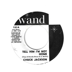 Chuck Jackson Tell Him I'm Not Home Vinyl 7" USED