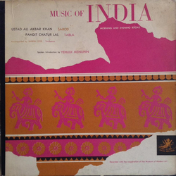 Ali Akbar Khan / Chatur Lal Music Of India (Morning And Evening Rāgas) Vinyl LP USED