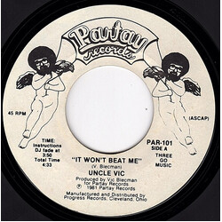 Uncle Vic It Won't Beat Me / Partay Vinyl 7" USED