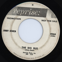 Jimmy Bowen The Big Bus / The Biggest Lover In Town Vinyl 7" USED