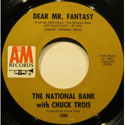Chuck Trois & The National Bank Dear Mr. Fantasy Vinyl 7" USED