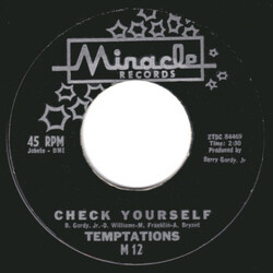 The Temptations Check Yourself Vinyl 7" USED