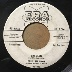 Billy Strange Big Man Vinyl 7" USED