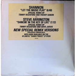 Shannon / Steve Arrington Let The Music Play / Dancin' In The Key Of Life (New Special Remix Versions) Vinyl 12" USED