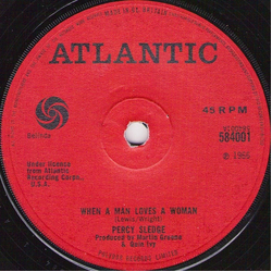 Percy Sledge When A Man Loves A Woman Vinyl 7" USED