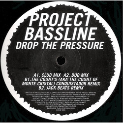 Project Bassline Drop The Pressure Vinyl 12" USED