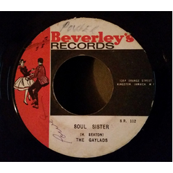 The Gaylads / Beverley's All Stars Soul Sister / Soul Version Vinyl 7" USED