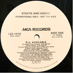 Stacye And Kimiko R.U. Available Vinyl 12" USED