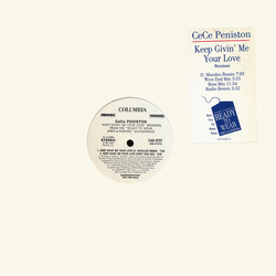 Ce Ce Peniston Keep Givin' Me Your Love Remixes Vinyl 12" USED