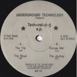 Underground Technology Tech•nol•o•g E.P. Vinyl 12" USED