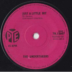 The Undertakers (2) Just A Little Bit Vinyl 7" USED